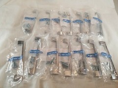 Lot of 14 Amerock Drawer Pulls 160mm Solid Straight Bar Handles Mid Century