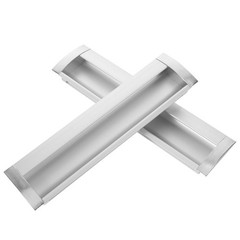 2pcs Recessed Sliding Door Handle, Aluminum Alloy Flush Pull, Ergonomic