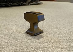 Amerock Mulholland Squared BP53029-GB Gilded Bronze Cabinet Knob