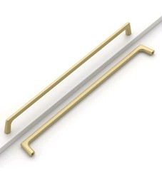 6 Pack 12-3/5″(320mm) Gold Handles Kitchen Cabinets Pulls Matte Gold, Read