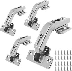 2 Pack 1 Pairs Kitchen Cabinet Hinges 135 Degree, Lazy Susan Corner Cabinet Door