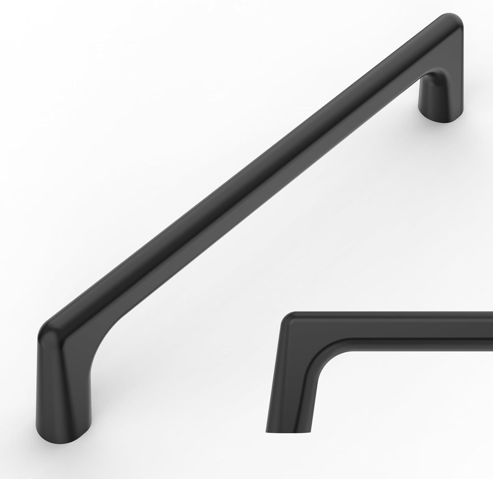 Matte Black Cabinet Pulls 5 Inch – 10 Pack Kitchen Handles & Drawer Pulls