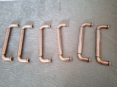 Goo-Ki 6 Pack 3-3/4 Inch（96mm） Hole Center Pulls Antique Copper Zinc…no Screws