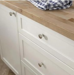6 Pack Cabinet Round Knob Pulls for Kitchen Bathroom Drawer Closet Door Cupbo…