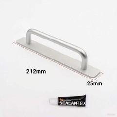 Adhesive Cabinet kitchen Door Handles Aluminum Alloy Stick On Shower Door Handle