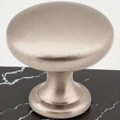 Hardware Resources 1-3/16″ Madison Cabinet Mushroom Knob Brushed Nickel Lot (10)