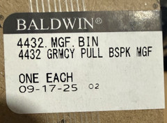 Baldwin 4432 MGF Gramercy 6” Cabinet Pull Lifetime Graphite Nickel New