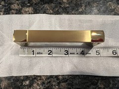 Kohler 335558-2 MB Seer Hardware, Cabinet Pull, 4.5 Inches, Mod Brass