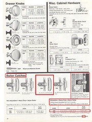 IVES #335B26 ROLLER CATCH, ADJUSTABLE HOLDING POWER, POLISHED CHROME-PLATED