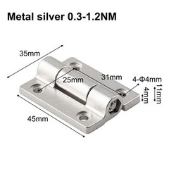 Premium Flat Hinge with Adjustable Torque Mechanism for Cabinets and Doors
