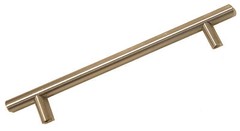 BRUSHED NICKEL Drawer, Pull, Dresser, Cabinet, Handle, Bar 9 2/8″L x 1 3/8″H