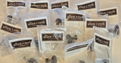 Allen + Roth Aged Bronze Cabinet Knobs Lot of 13 Basketweave 1-1/4″ Round NWT
