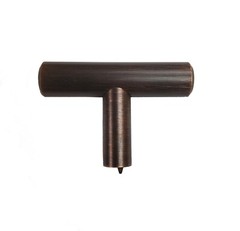 Modern Rubbed Bronze T Bar Pulls SOLID Kitchen Cabinet Handles Stainless Steel