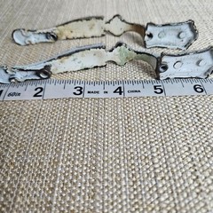 Vintage Farmhouse Cabinet Pulls Shabby Chic White Distressed French Country (2)