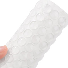 200Pcs Cabinet Door Bumpers Clear Self Adhesive，0.4Inch Diameter Rubber Dots for