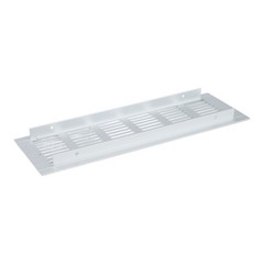 80mm Silver Aluminum Ventilation Grille for Cabinets Wardrobes and Doors