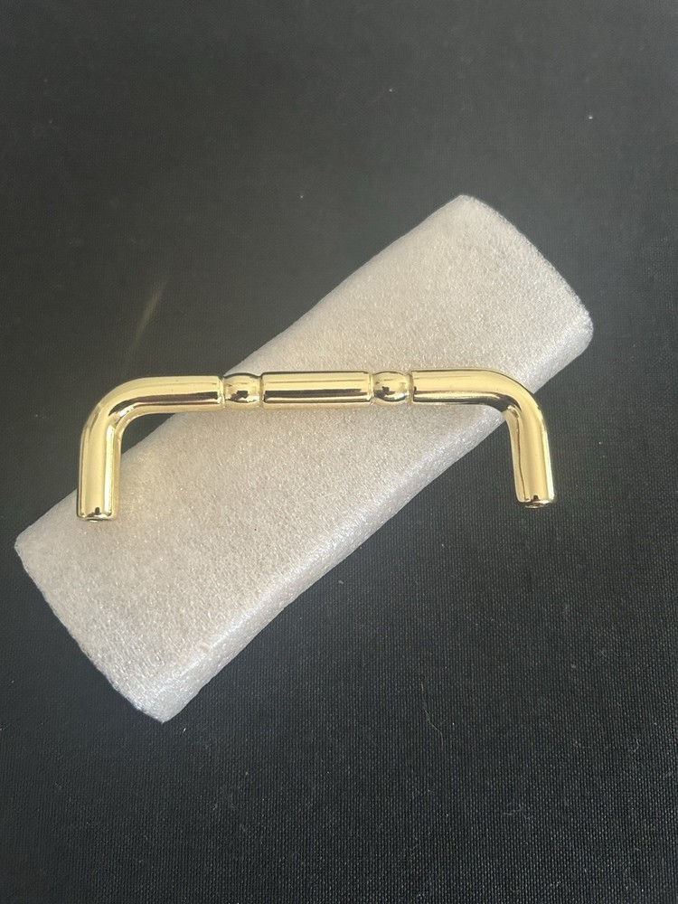 (7) 3.5 In CC HANDLE DRAWER PULLS Allison Company 968 PB POLISHED BRASS FINISH