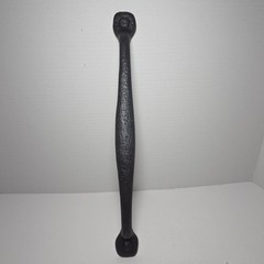 Hickory Hardware P3005 Cast Iron Door Pull Hammered Brutalist Handle 12″