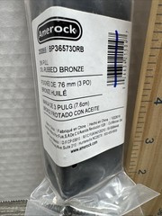 Amerock Edge Pull 3 in. (76mm) Modern Oil-Rubbed Bronze Cabinet BP36573ORB