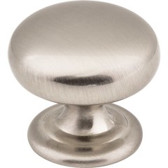 Elements Florence 1-1/4″ Diameter Cabinet Mushroom Knob, Satin Nickel – Hardware
