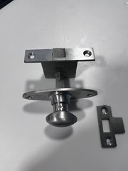 Merit Metal Products Cupboard Catch Brass satin chrome finish.  Marine Use