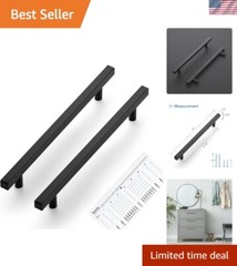 30 Count Stainless Steel Cabinet Pulls – 10” Length, Easy Installation