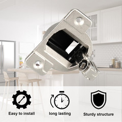 Replacement for Blum 110 Degree Screw-In Compact 33 Hinge, 8-Pack, Cabinet Door