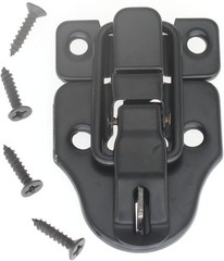 Retro Style Duckbilled Toggle Hasp Latch 2 pcs Antique Black
