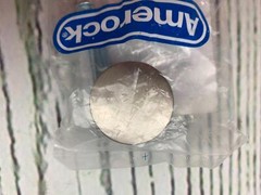 1 5/16 Inch 33mm Knob Satin Nickel 5pc