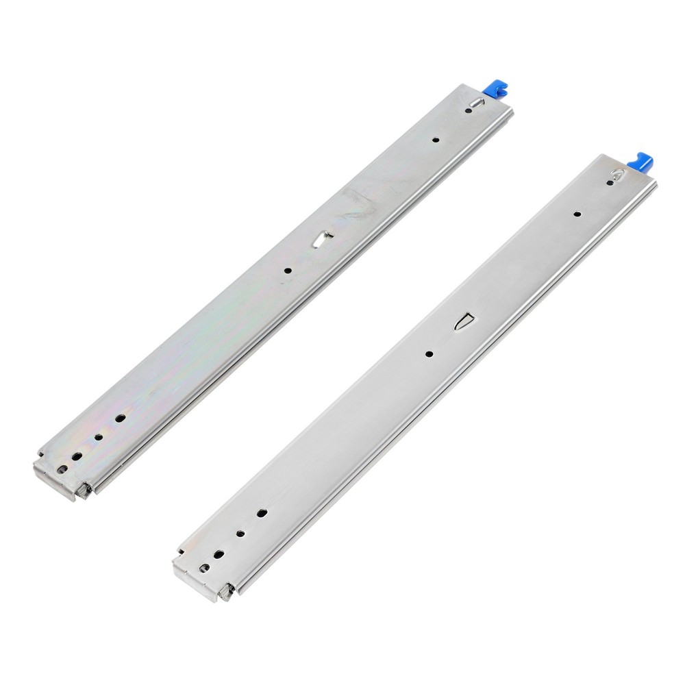 26 Inch Locking Drawer Slides 500lb Load – Side Mount Ball Bearing Slides