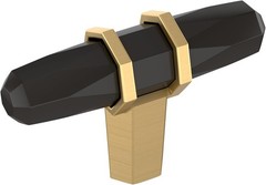 2-1/2″ Bar London Black Bronze/Champagne Bronze Cabinet Knob |