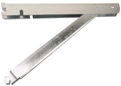 Knape & Vogt BK 0103-14 Shelf Bracket, 15 in L, Steel, Galvanized