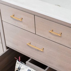 Multi-Size Gold Handle Dresser Cabinet Wardrobe Kitchen Cabinet Door Drawer Hand