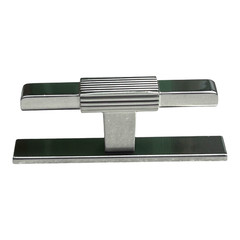 12-Pack Brainerd 3-5/32” (80mm) Fluted Bar Knobble Satin Nickel 12 (P44992W)