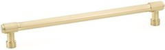 Emtek 86690US4 Jasper Cabinet Pull, 8″ C-C, Satin Brass