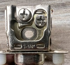 Lot of 10 HETTICH 1-1/4″ Overlay Cabinet Hinges, 105 deg open, 6-way adj. – New