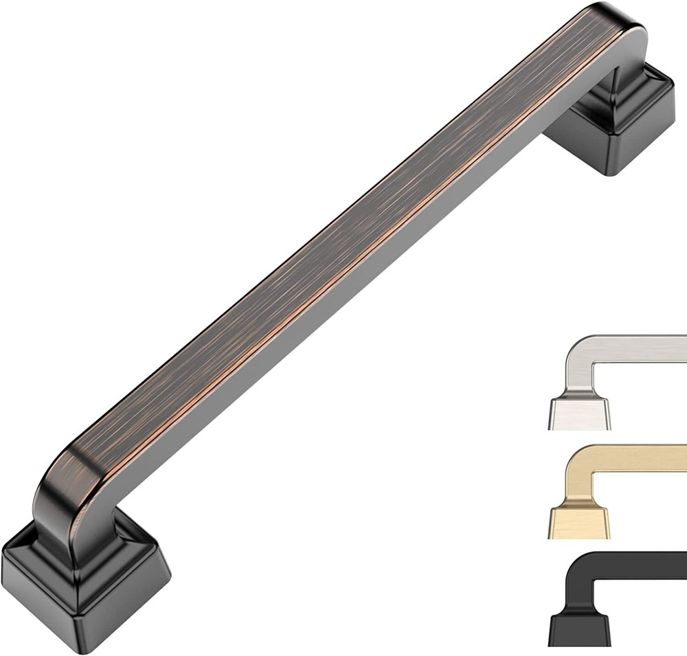 10 Pack 5 Inch Center Oil Rubbed Bronze Cabinet Pulls Kitchen Cabinet Handles