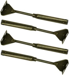 RV Cabinet Door Strut Spring Loaded Metal Hardware 4 Pack Cabinet Support Hinge