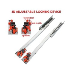 6 Pair of 16 Inch Undermount Soft Close Drawer Slides 100LB Load Capacity Ful…