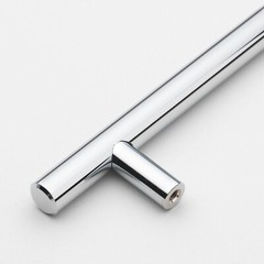 GlideRite 6-1/4″ CC Solid Steel Bar Pull Polished Chrome – 5003-160-PC