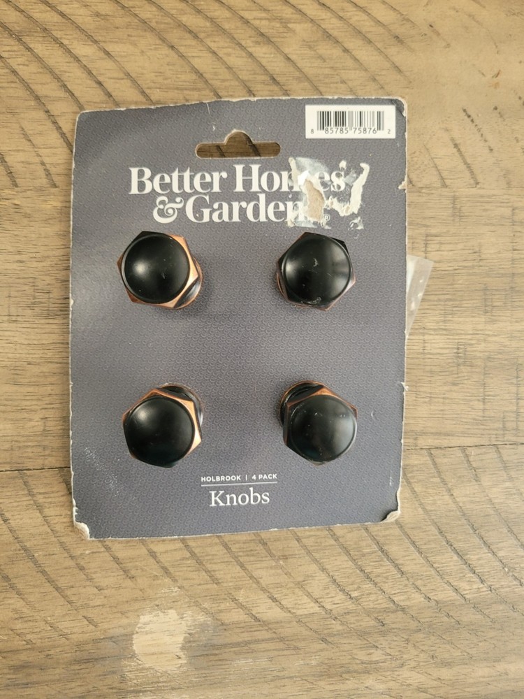 Better Homes & Gardens Hexagon Cabinet Knobs 4-Pack