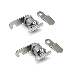 2Pcs Thumb Operated Cam Lock 7/8″ Non-Locking Compartment Lock for RV, Camper,