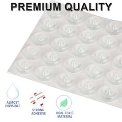 50-300Pcs Drawer Rubber Bumpers Pads Clear Cabinet Door Dots Self Adhesive Feet