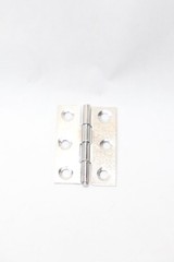 (10-Pk) Cabinet Door Hinges Stainless Steel 4.4 x 3.1cm 2″