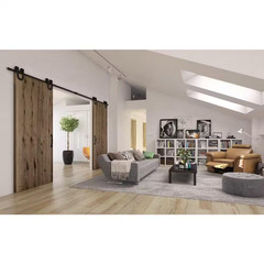 Sheffield Collection 5 15/16 In. (150 Mm) Matte Black Traditional Curved Barn Do