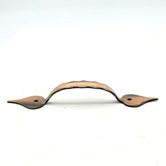 Vintage Hammered Copper Finish Cabinet Door Drawer Pulls 3 3/8″ JAPAN A239
