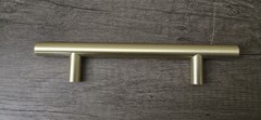Lot 12 Oakland Stainless Steel Satin Gold Cabinet Pull Handles 6″ w/Screws ⭐