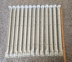 Lot 13 Global G 22″ Center Mount Drawer Slides Roller Wheel Cabinet Rails