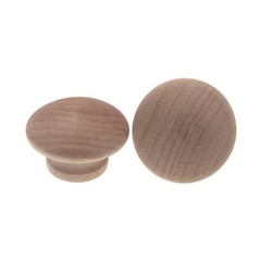 Amerock Allison Pair (2 Pack) 1 1/2″ Birch Wood Round Cabinet Knob BP813-WD