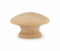 2 Pack Wood Drawer Knob, 1-3/4″ Cabinet Pull, w/Screws, Bi-Fold Closet Doors